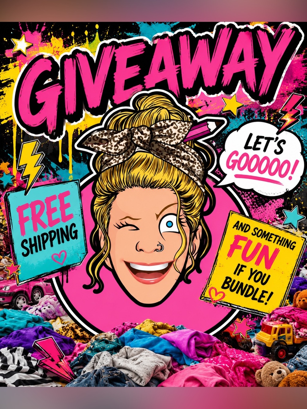 Live show Giveaway flyer